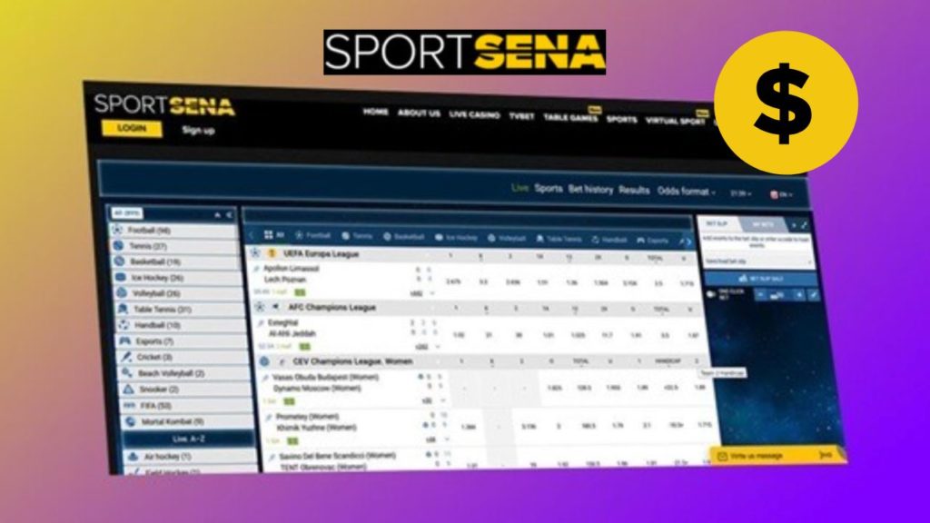 sportsena sports betting website